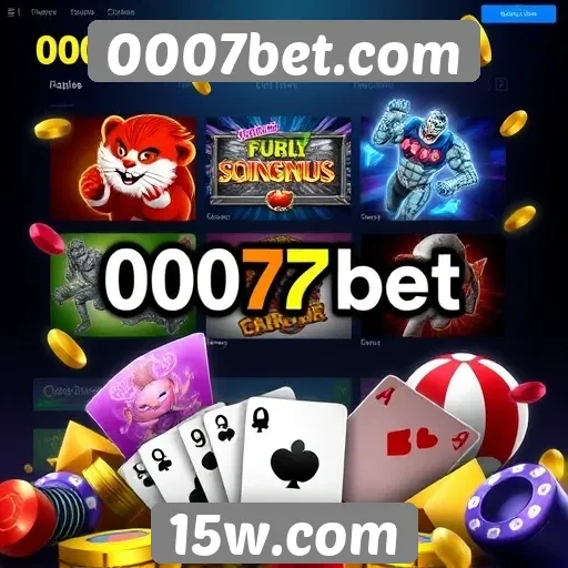 Variedade de jogos disponíveis no 0007bet.com